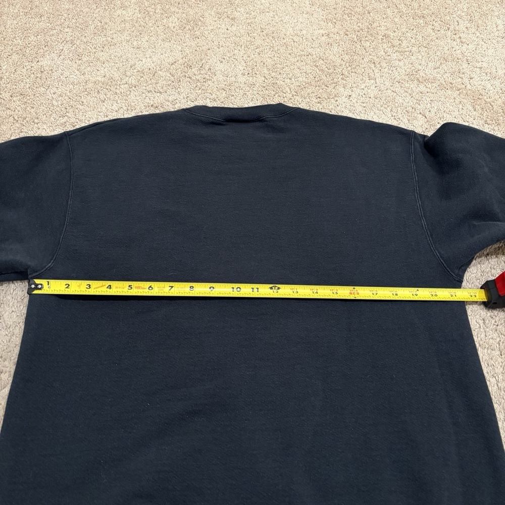 Vintage 90s Colorado University CU Buffs Sweatshirt Men's Large Black Pullover - Picture 5 of 6